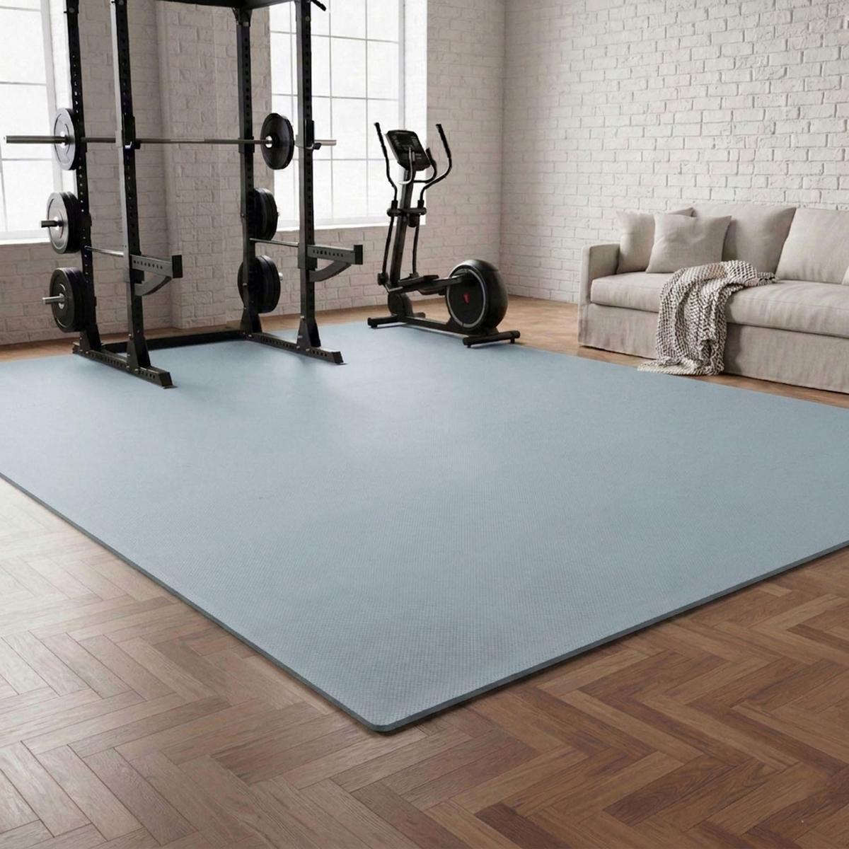BODENSCHUTZMATTE 30x30x1 cm, Grau, 9er Set - Grau, Kunststoff (30/30cm) - eyepower