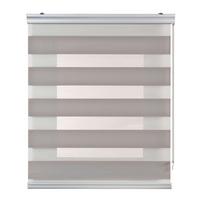 DOPPELROLLO Steingrau 60x250 cm - Graubraun, Kunststoff (60/250cm) - STORESDECO