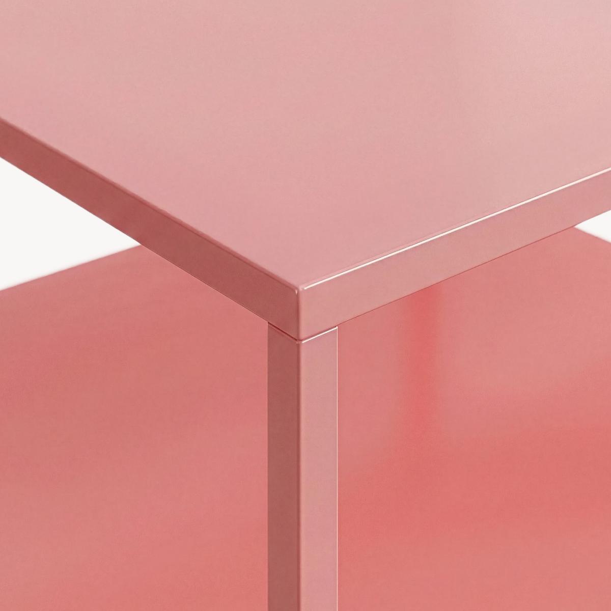 COUCHTISCH Solund 45/90/60 cm - Pink, Metall (60/90/45cm) - [en.casa]