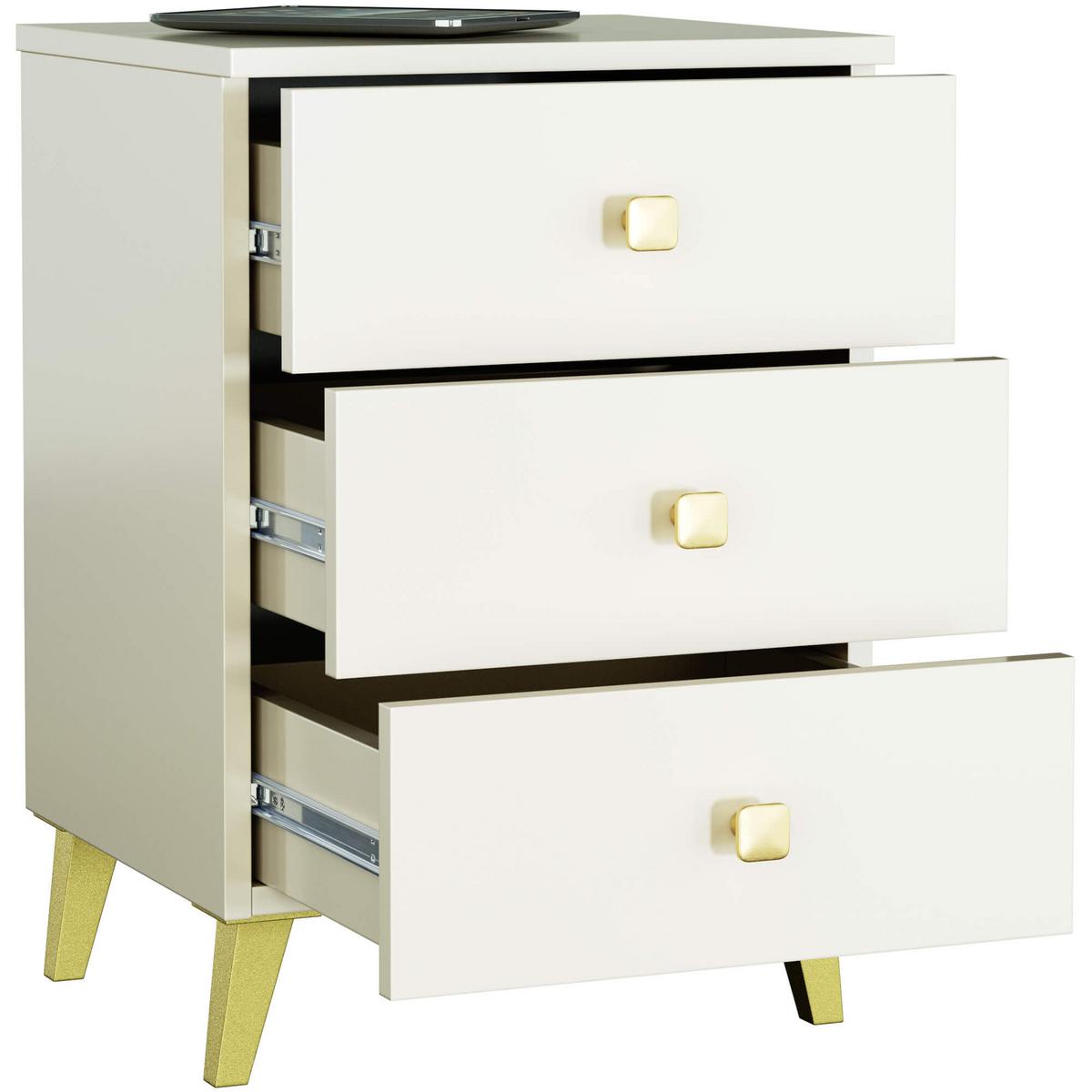 NACHTTISCH Kaschmir 58/40/37 - Kaschmir, Holzwerkstoff (40/58/37cm) - RAUMHIRSCH FURNITURE