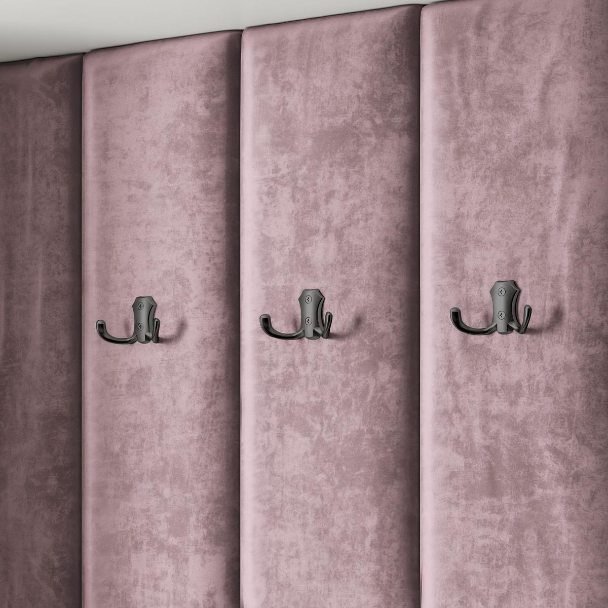 GARDEROBENSCHRANK REMA 180/240/60 cm Modern Garderobe-Set Eiche Wotan - Eiche Wotan/Lila, Holzwerkstoff (180/240/60cm) - MASSENO
