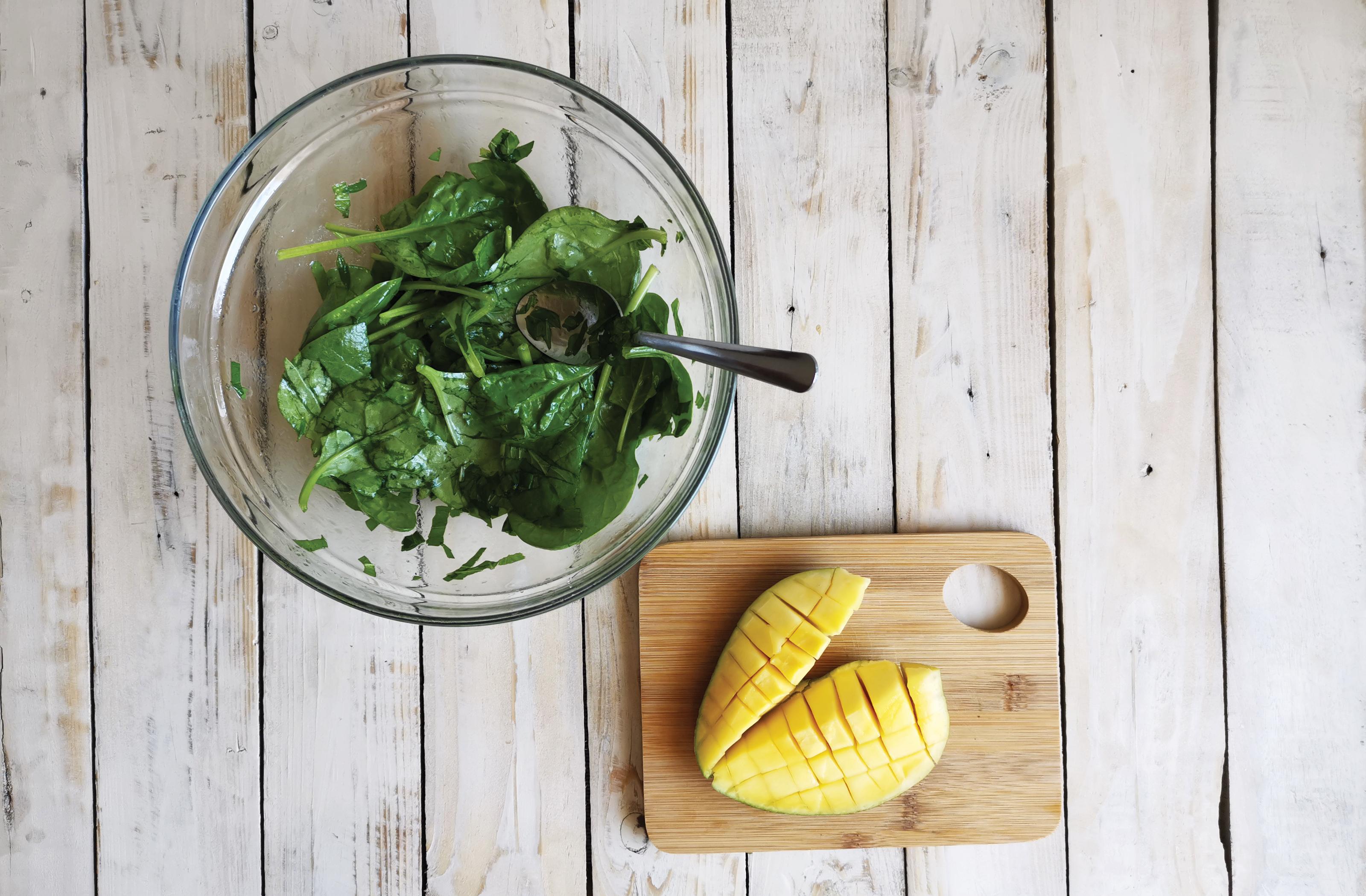 Mango kroimy w kostkę