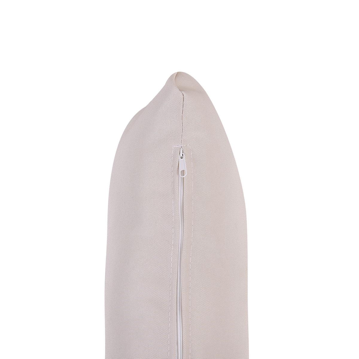 HÄNGESESSEL PE Rattan natürlich/beige mit Sitzkissen 97 cm Arsita - Beige/Naturfarben, Kunststoff (100/121/97cm) - Beliani