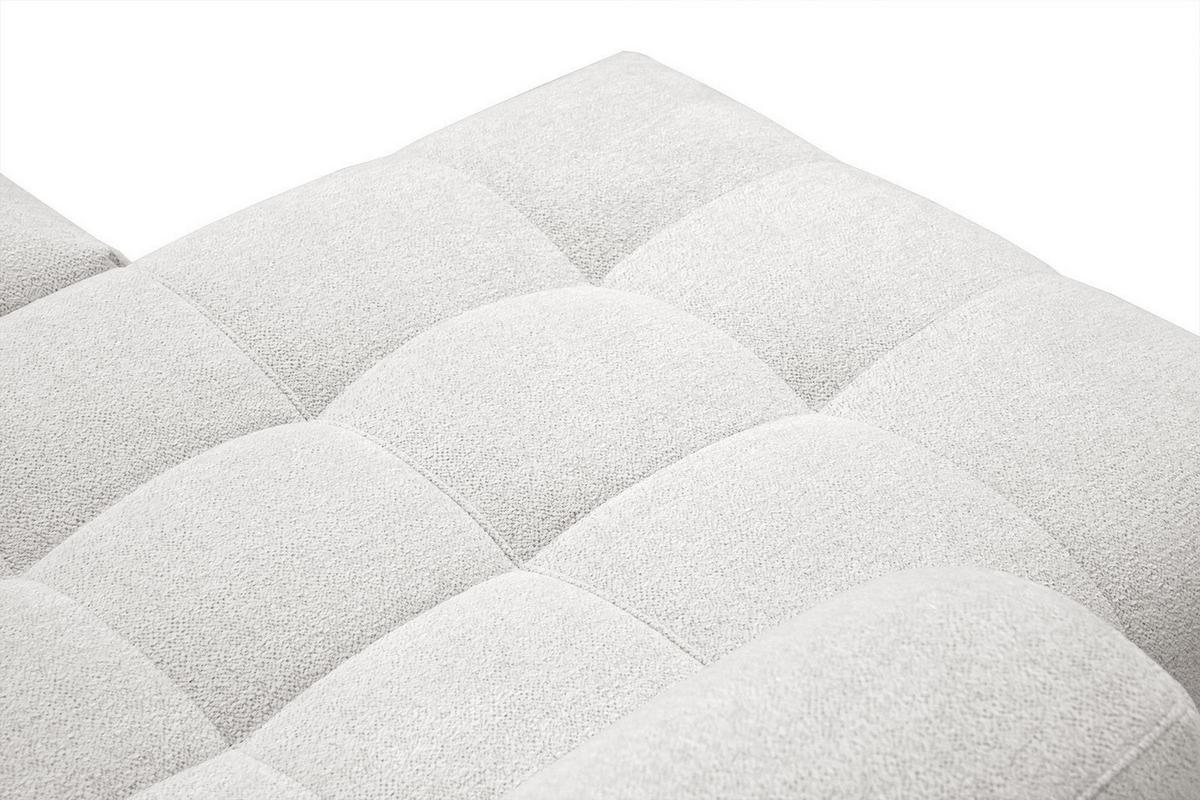 ECKSOFA SALVINI 4-Sitzer, weiß - Schwarz/Weiß, Holzwerkstoff/Textil (158/292cm) - Wozimo