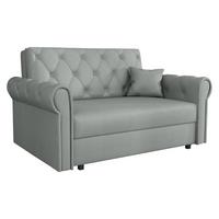 SCHLAFSOFA Viva Roma II - Schwarz/Grau, Holz/Textil (148/85/98cm) - MIRJAN24