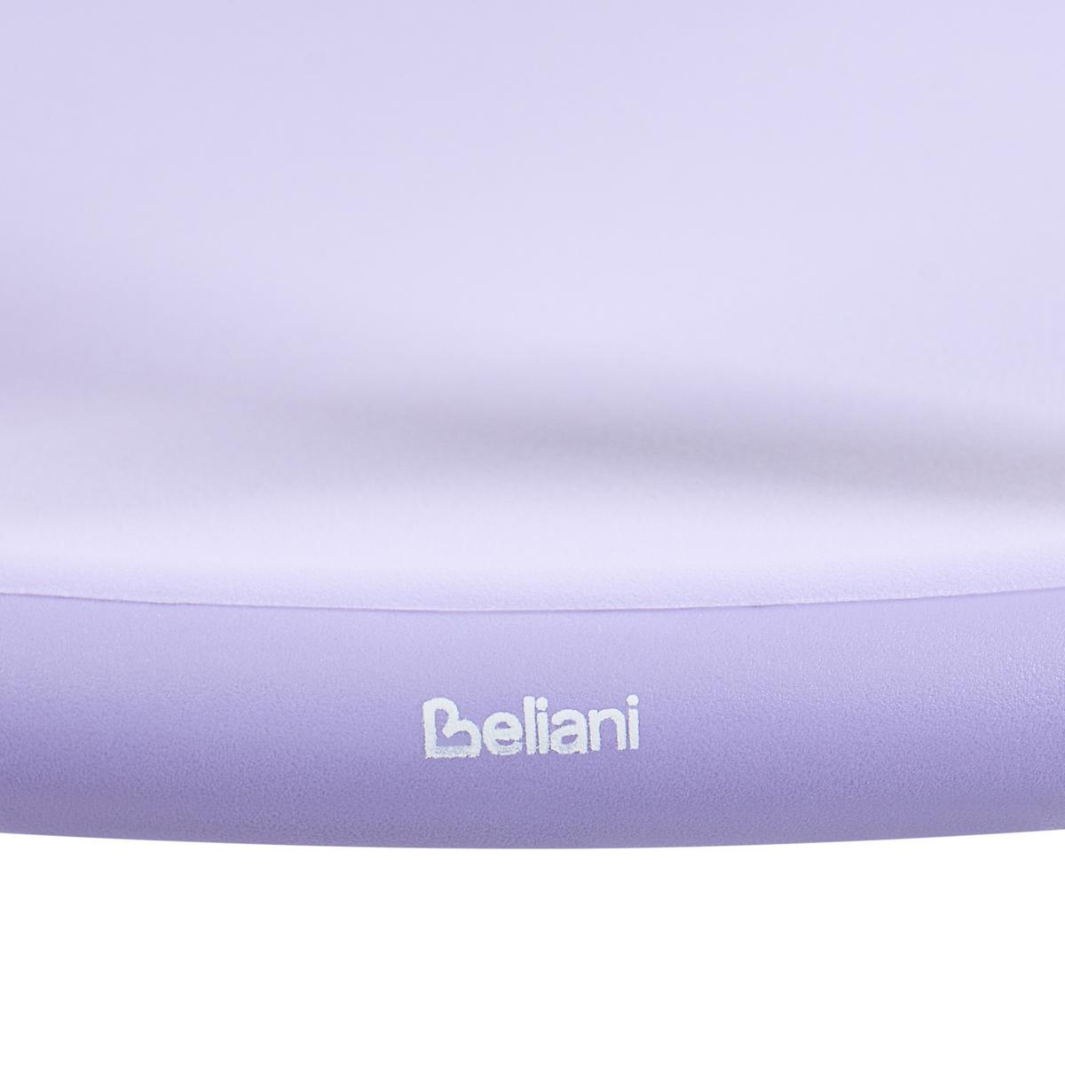 GARTENSTUHL 4er-Set Violett Gubbio - Violett, Kunststoff (50/76/49cm) - Beliani