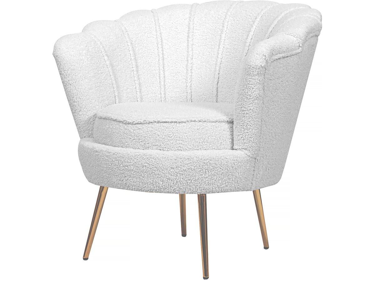 SESSEL floria weiss - Weiß, Textil (68/77.5/75cm) - Habitat Garten