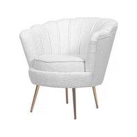 SESSEL floria weiss - Weiß, Textil (68/77.5/75cm) - Habitat Garten