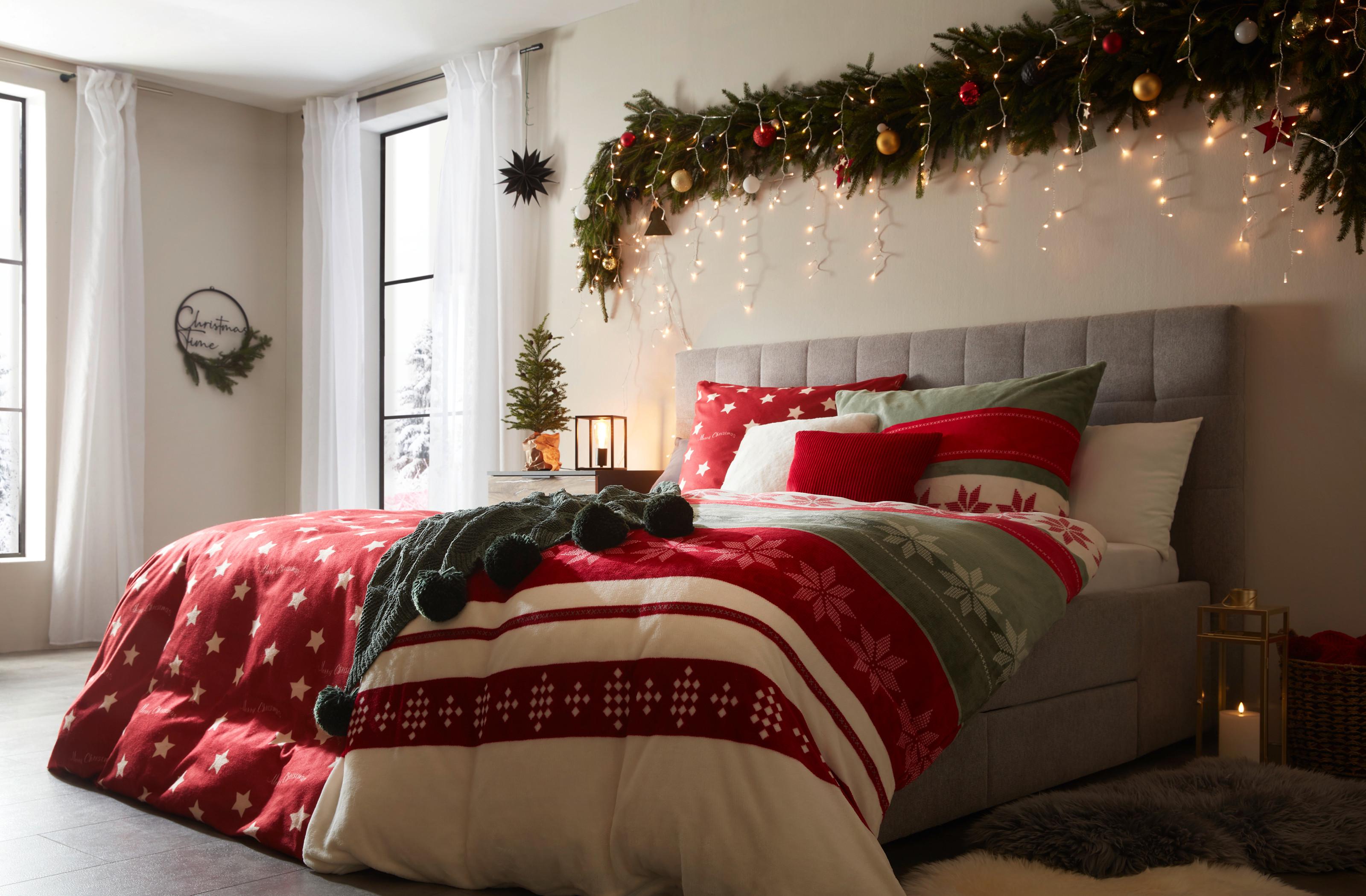 Sypialnia w stylu Christmas Fable