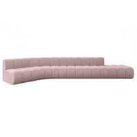 ECKSOFA modulares Sofa Brilo-L2 - 471x174x70 cm Rosa - Rosa, Holzwerkstoff/Textil (471/174cm) - ALTDECOR