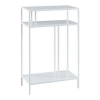 KONSOLENTISCH Kumlinge - Weiß, Metall (30/55/85cm) - [en.casa]