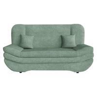 SCHLAFSOFA Weronika - Schwarz/Mintgrün, Holz/Kunststoff (200/95/90cm) - MIRJAN24