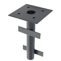 BODENHÜLSE FÜR SCHIRME Schwarz - Schwarz, Metall (19/19cm) - MCW