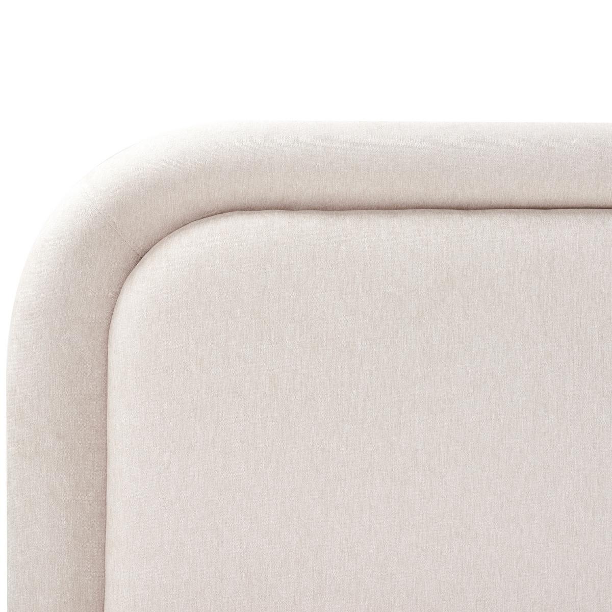 POLSTERBETT mit Lattenrost 180x200 cm Beige Lavardens - Beige, Textil (180/200cm) - Beliani