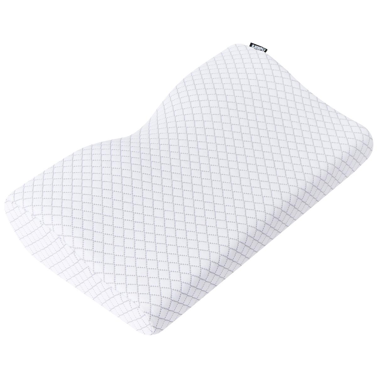 KOPFKISSEN Weiß 30/50 cm Elgon - Weiß, Textil (50/30cm) - Beliani