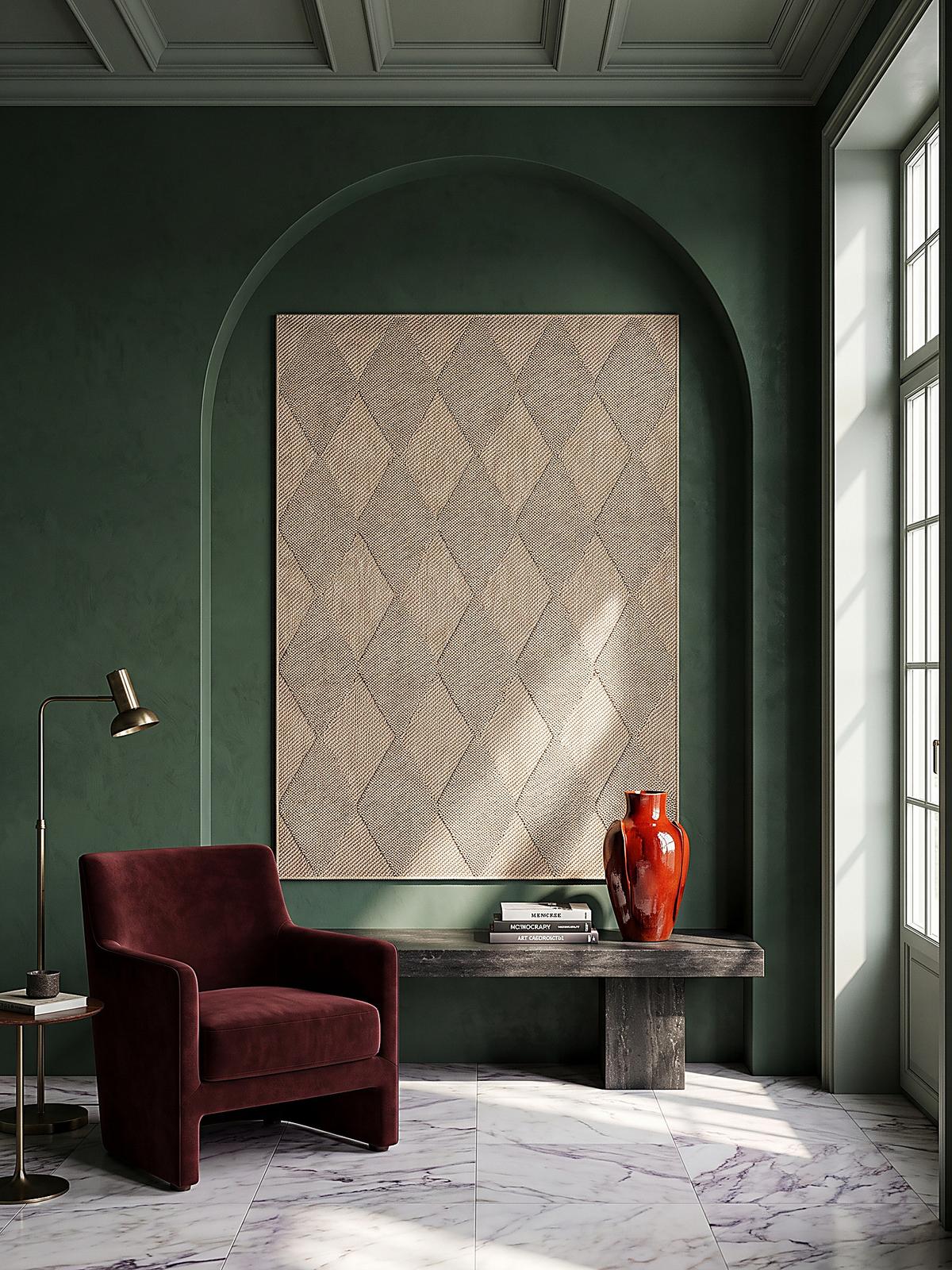 FLACHWEBTEPPICH Karo TOCE Polypropylen Natur 120 x 160 cm - Beige, Textil (120/160cm) - KADIMA DESIGN