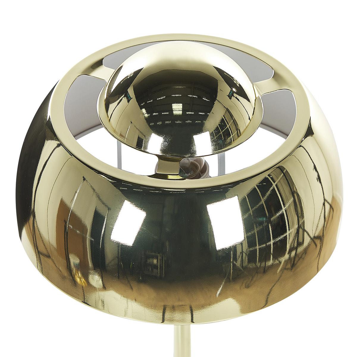 TISCHLAMPE Senette 24/24/44 cm - Goldfarben, Metall (24/24/44cm) - Beliani