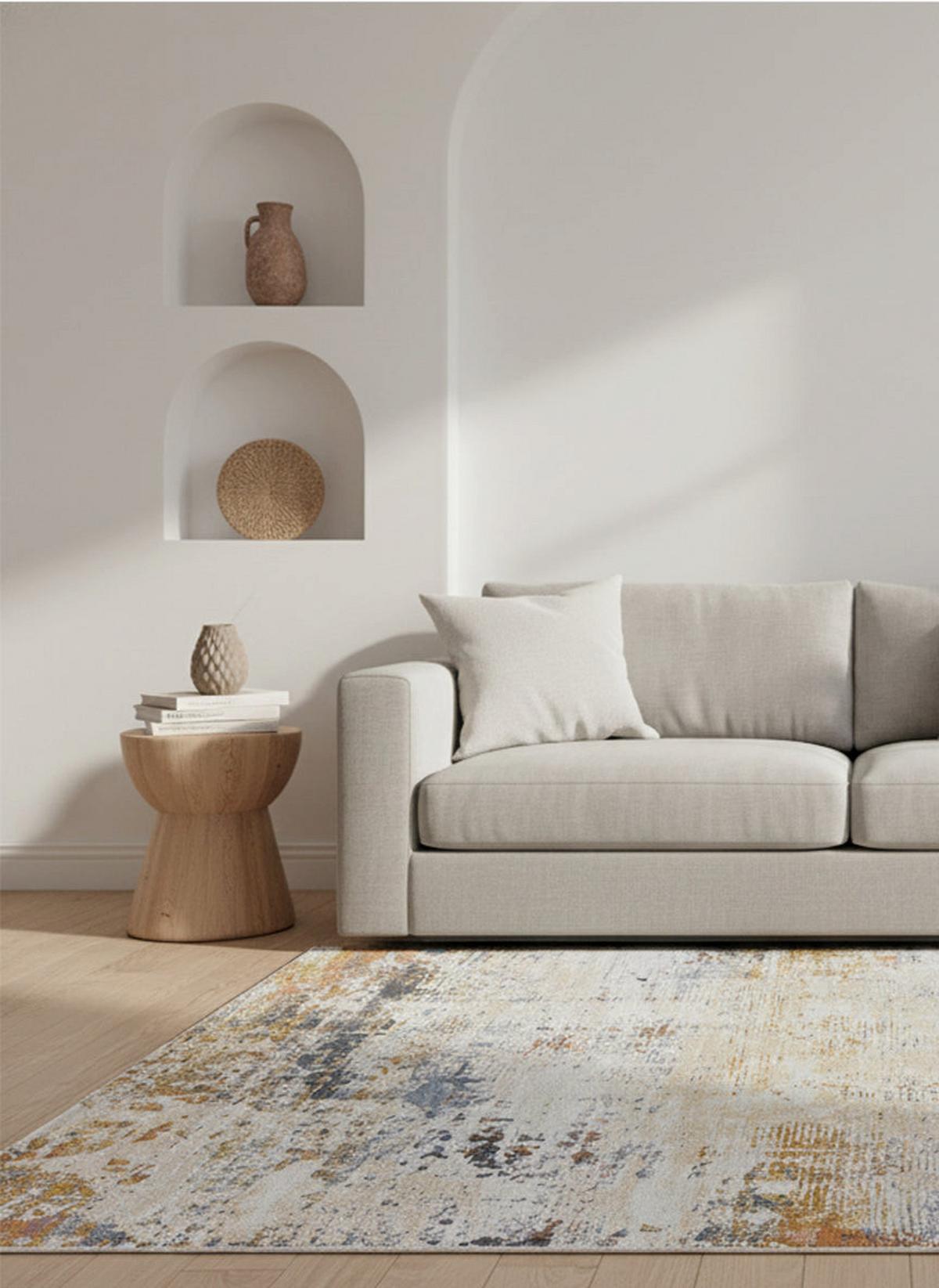 KURZFLORTEPPICH Mehrfarbig Amsterdam 192/290 cm - Multicolor, Textil (192/290cm) - Atticgo