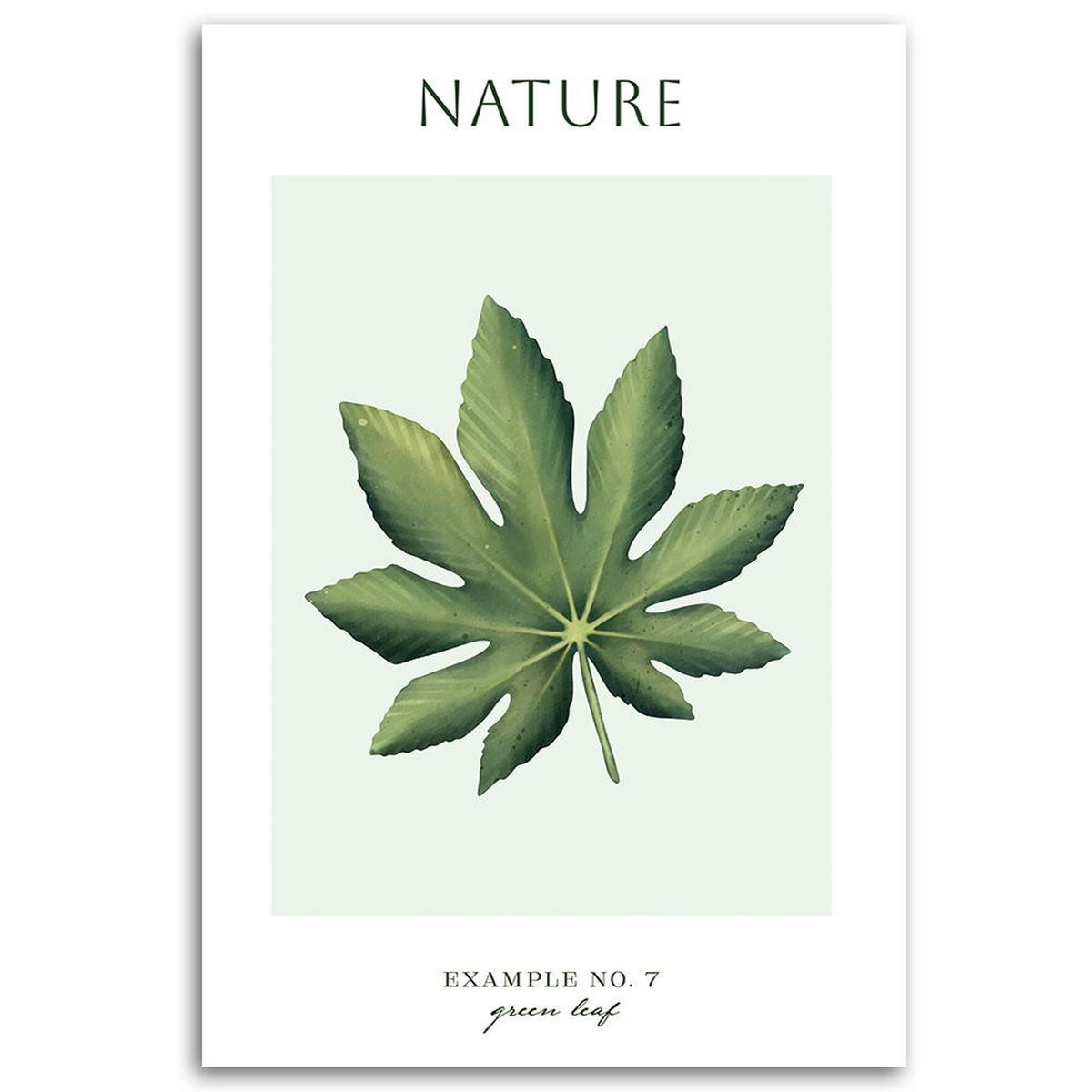 KUNSTDRUCK Grün 70/100 cm - Grün, Textil (70/100cm) - KUNSTLOFT