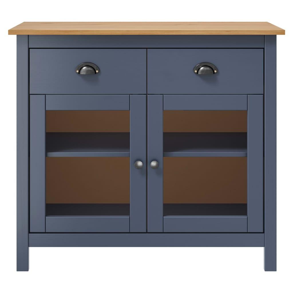 MEHRZWECKSCHRANK Cooley 80/40/90 cm - Grau, Holzwerkstoff (80/90/40cm) - Nettlife