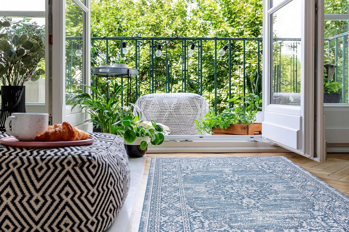 TEPPICH Loft 160/230 cm - Blau, Textil (160/230cm) - rugsX