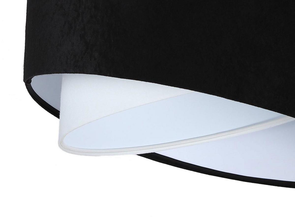 HÄNGELEUCHTE Schwarz 50/23 cm - Weiß, Kunststoff (50/1.3/23cm) - ONZENO