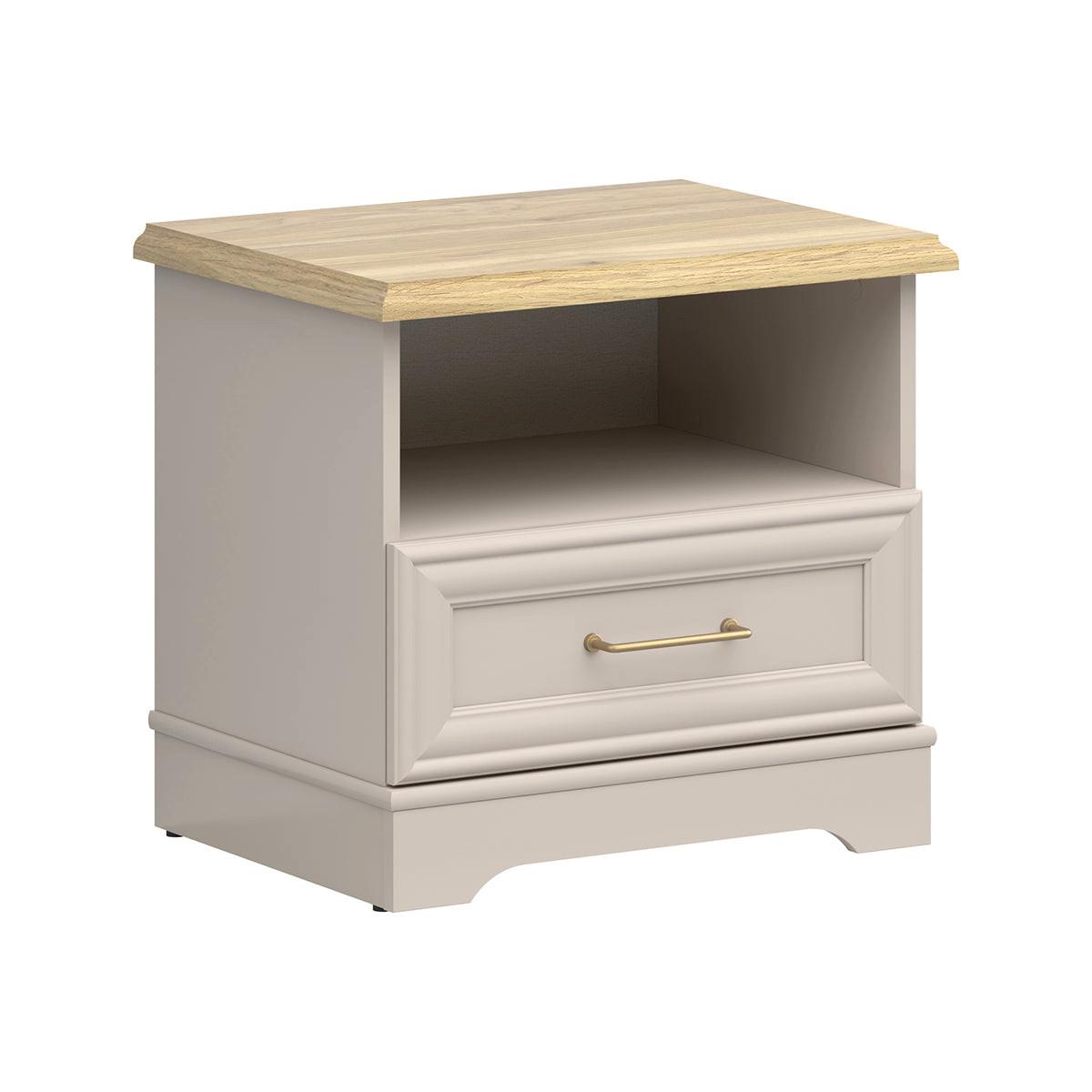 NACHTTISCH Perle Kaschmir - Beige, Holzwerkstoff (54/50/41cm) - Petits-meubles