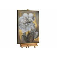 ACRYLBILD HANDGEMALT 72/102 cm - Beige/Weiß, Textil (72/102cm) - KUNSTLOFT