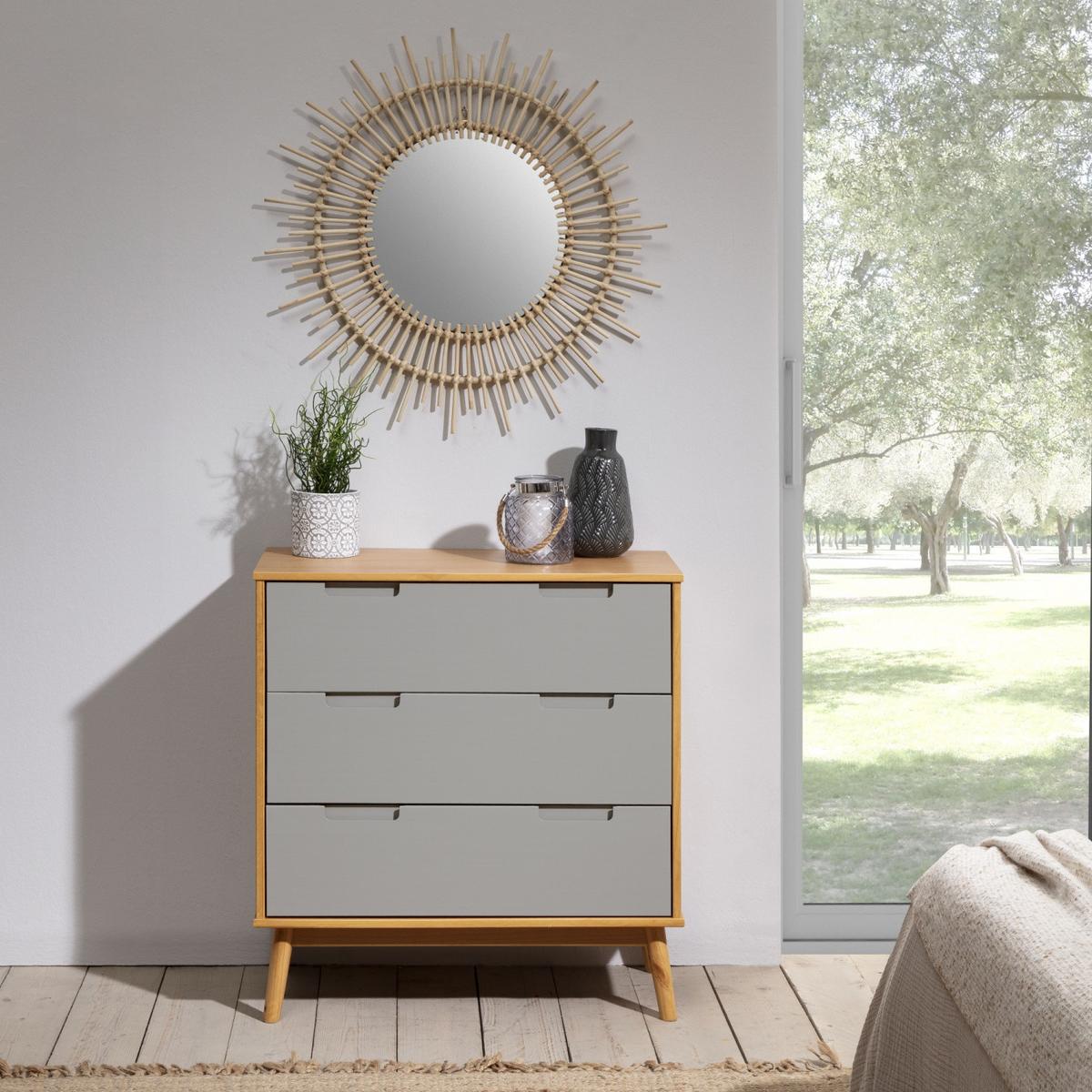 KOMMODE 80/82/40 Bruce - Wildeiche, Holz (80/82/40cm)