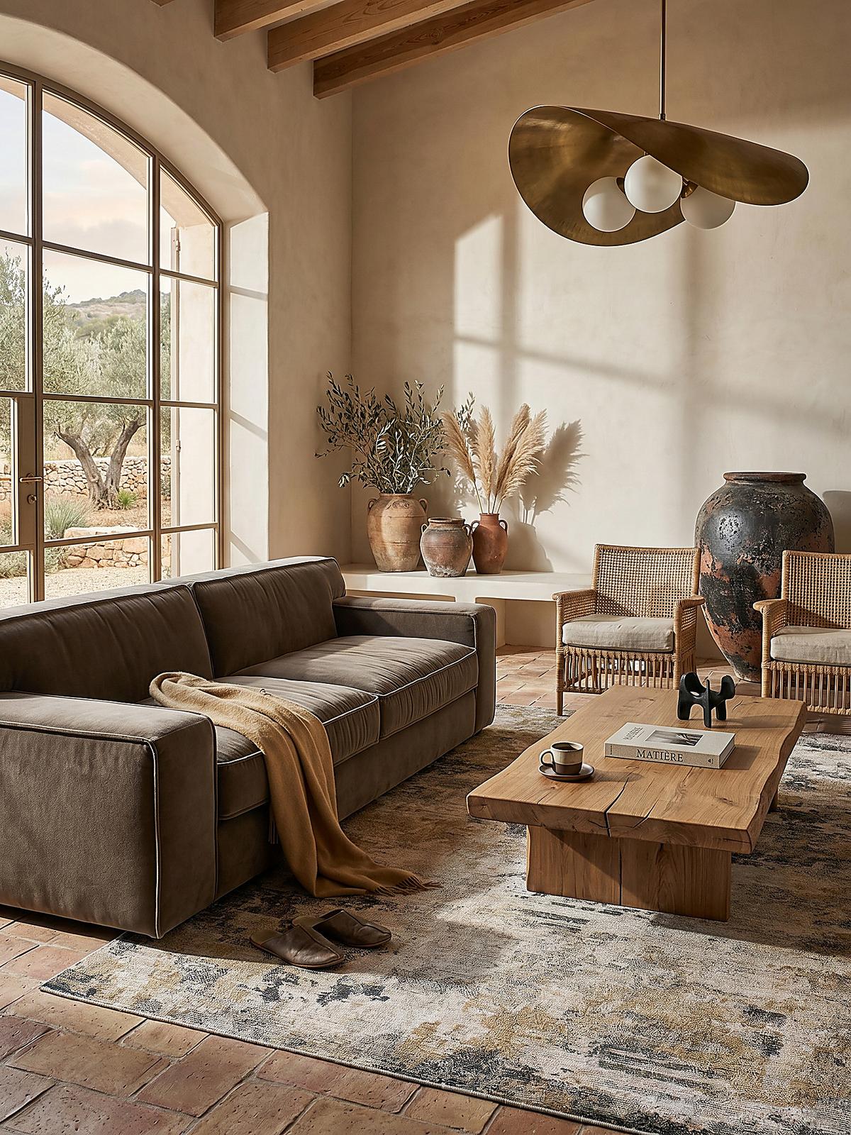 TEPPICH Waschbar HURST, abstrakt, Gelb-Natur, 115 x 170 cm - Beige, Textil (170/115cm) - KADIMA DESIGN