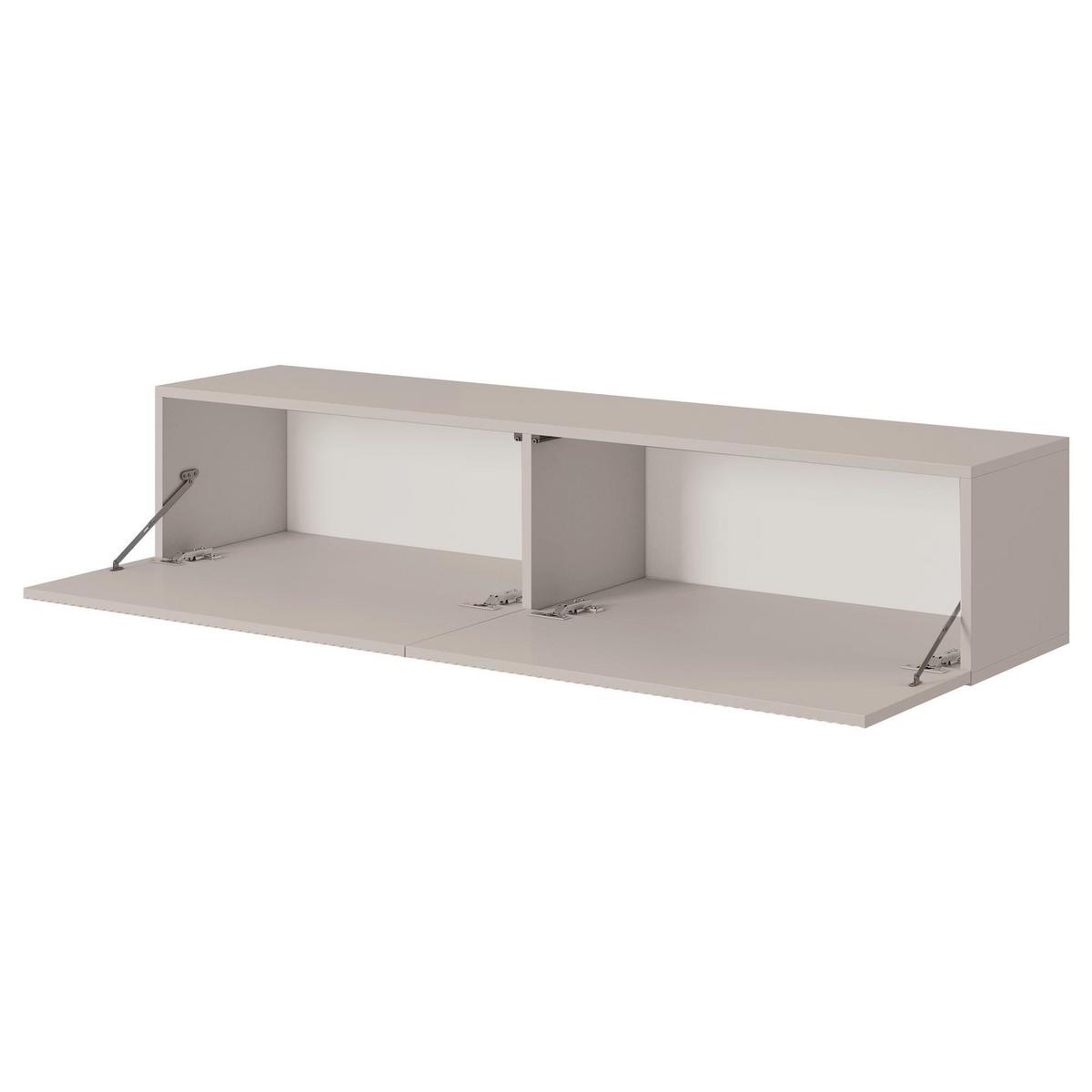 TV-HÄNGEBOARD Veldio Graubeige 140 cm - Taupe/Greige, Holzwerkstoff (140/28.5/31.6cm) - Selsey