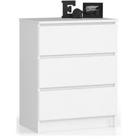 KOMMODE Weiß 77/60/40 - Weiß, Holzwerkstoff (60/77/40cm) - RAUMHIRSCH FURNITURE