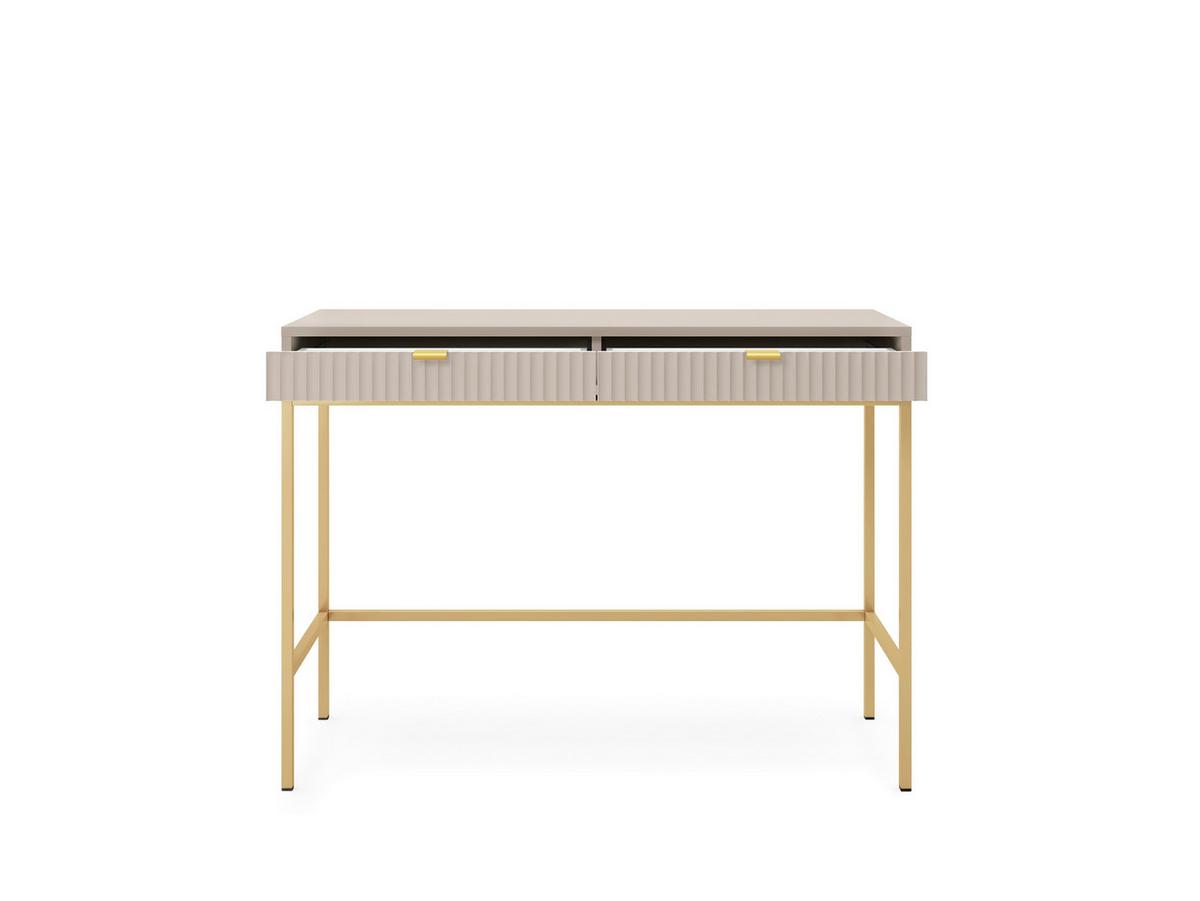 KONSOLENTISCH STELLARE 104/78/50 cm mit Schubladen, Kaschmir - Kaschmir, Holzwerkstoff (50/104/78cm) - MASSENO