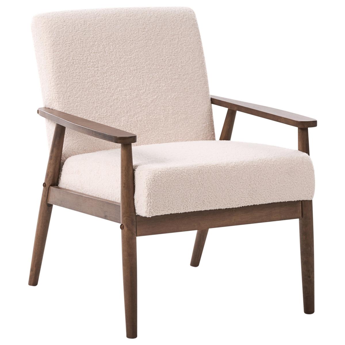 SOFA-SET 6-Sitzer Bouclé Dunkelbraun/Beige Esrum - Beige/Braun, Textil (151/79/72cm) - Beliani