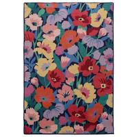 WOLLTEPPICH DAHLIA, floral, Bunt, 200 x 300 cm - Multicolor, Textil (300/200cm) - KADIMA DESIGN