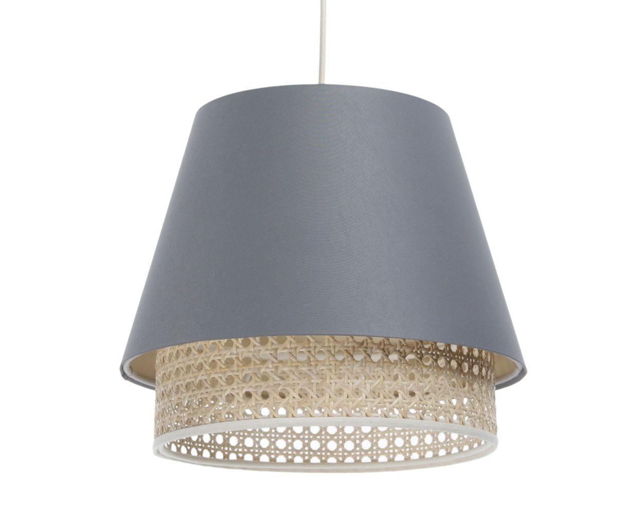 HÄNGELEUCHTE Grau 30/27 cm - Grau, Kunststoff (30/1.3/27cm) - ONZENO