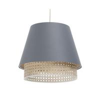 HÄNGELEUCHTE Grau 30/27 cm - Grau, Kunststoff (30/1.3/27cm) - ONZENO