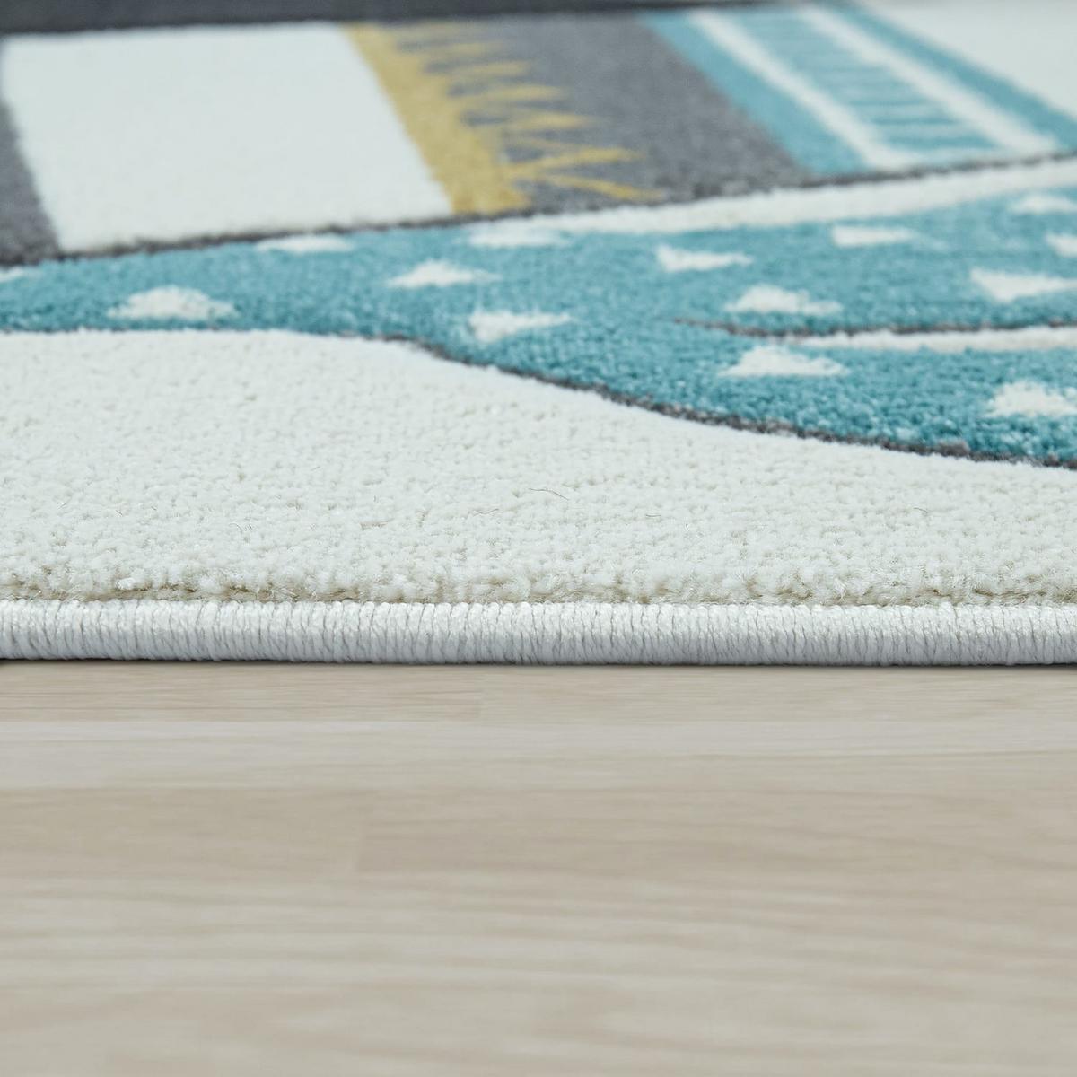 KINDERTEPPICH, mit Tipi‑Muster, Creme, 160 x 230 cm - Beige, Textil (160/230cm) - KADIMA DESIGN