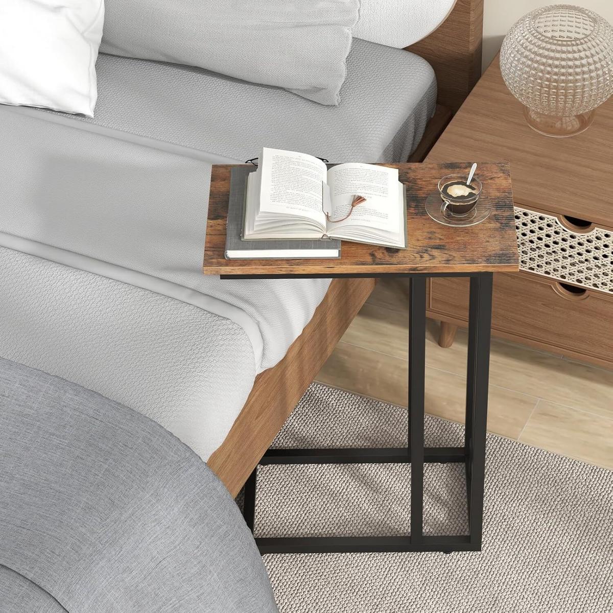 BEISTELLTISCH 66cm Braun - Braun, Holz (26/48/66cm) - COSTWAY