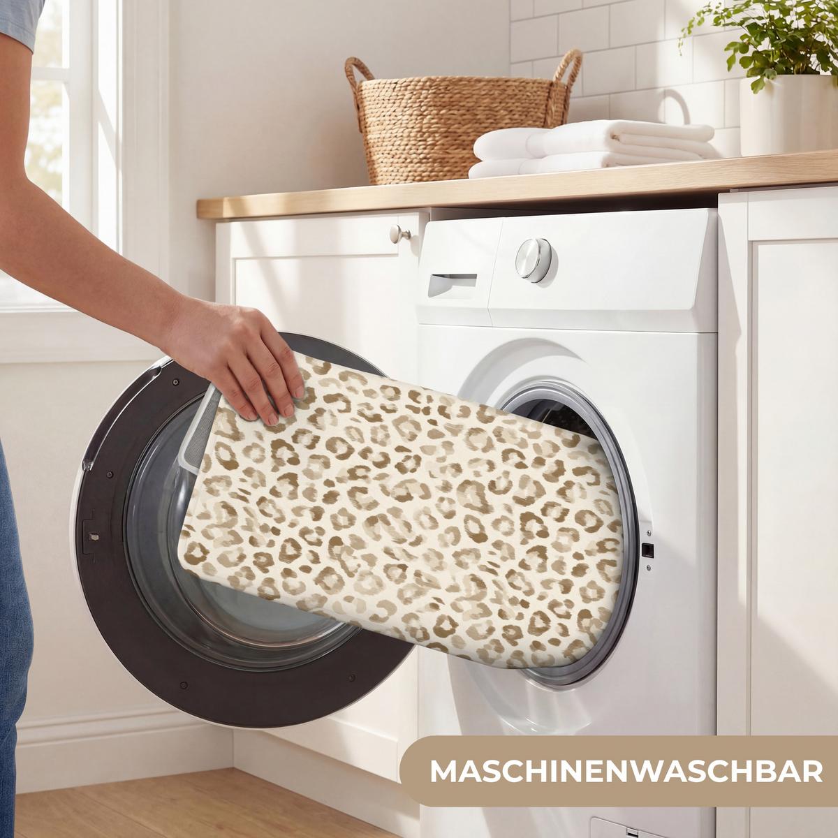 WC-VORLEGER Leopard - Klassisch - Beige WC Teppich 40x60 cm - Hellbraun, Textil (40/1cm) - OnlyWow