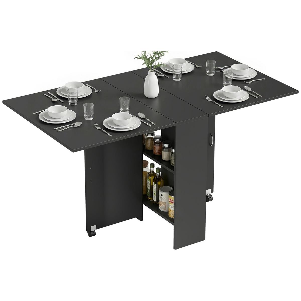ESSTISCH Zarvik 75/140/74 cm - Schwarz, Holz (75/140/74cm) - ZMH