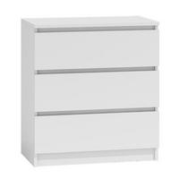 KOMMODE Weiß 70/75/40 - Weiß, Holzwerkstoff (70/75/40cm) - RAUMHIRSCH FURNITURE