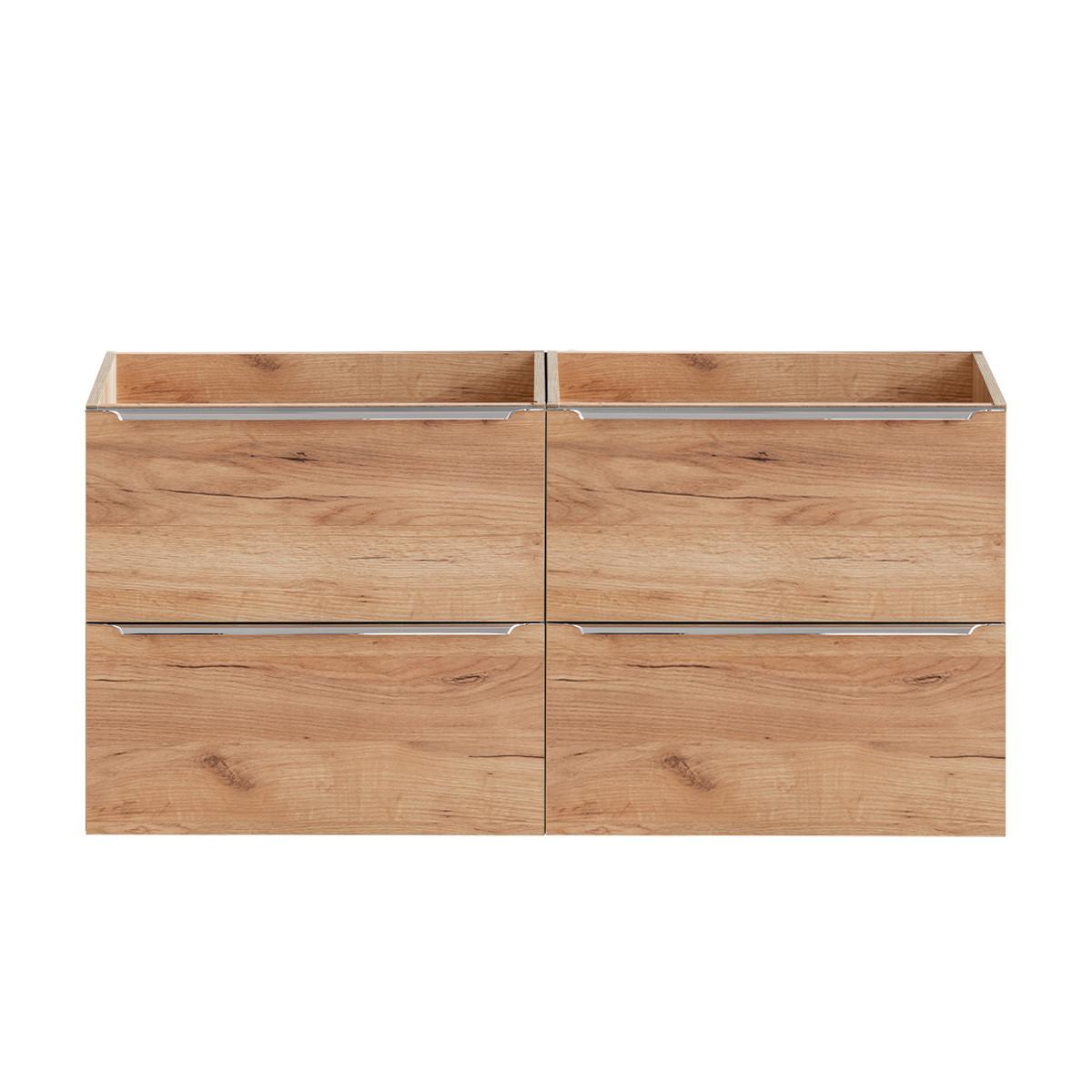 WASCHTISCHUNTERSCHRANK 120cm April Holz - Braun, Holzwerkstoff (120/57/46cm) - Petits-meubles