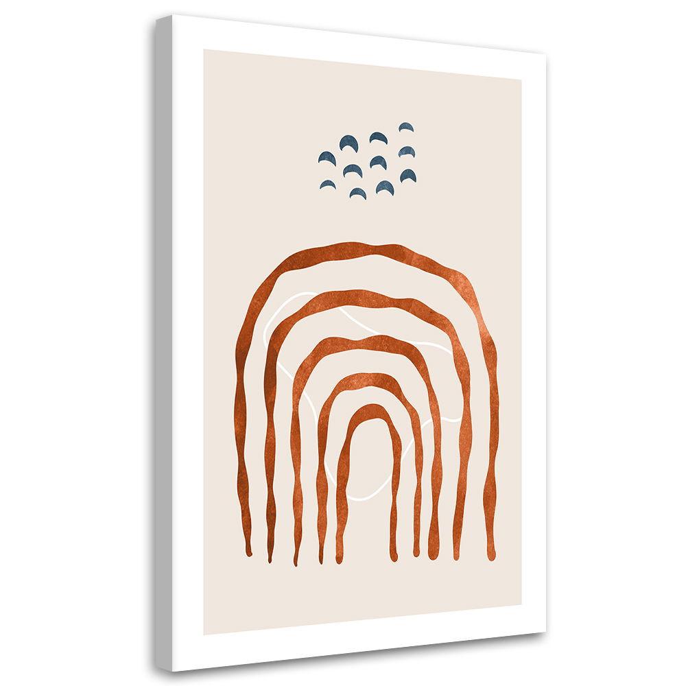 KUNSTDRUCK Beige 120/80 cm - Beige, Textil (120/80cm) - KUNSTLOFT