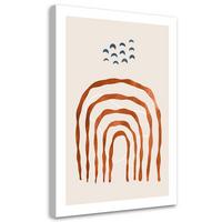 KUNSTDRUCK Beige 120/80 cm - Beige, Textil (120/80cm) - KUNSTLOFT