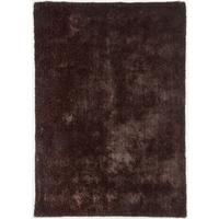 HOCHFLORTEPPICH Alessia 65x135 cm - Dunkelbraun, Textil (65/135cm) - Gino Falcone