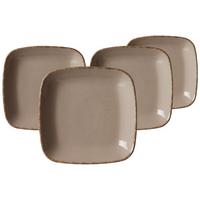 SUPPENTELLER Casa grau ø 22 cm 4er Set - Grau, Keramik (22cm) - Ritzenhoff Breker