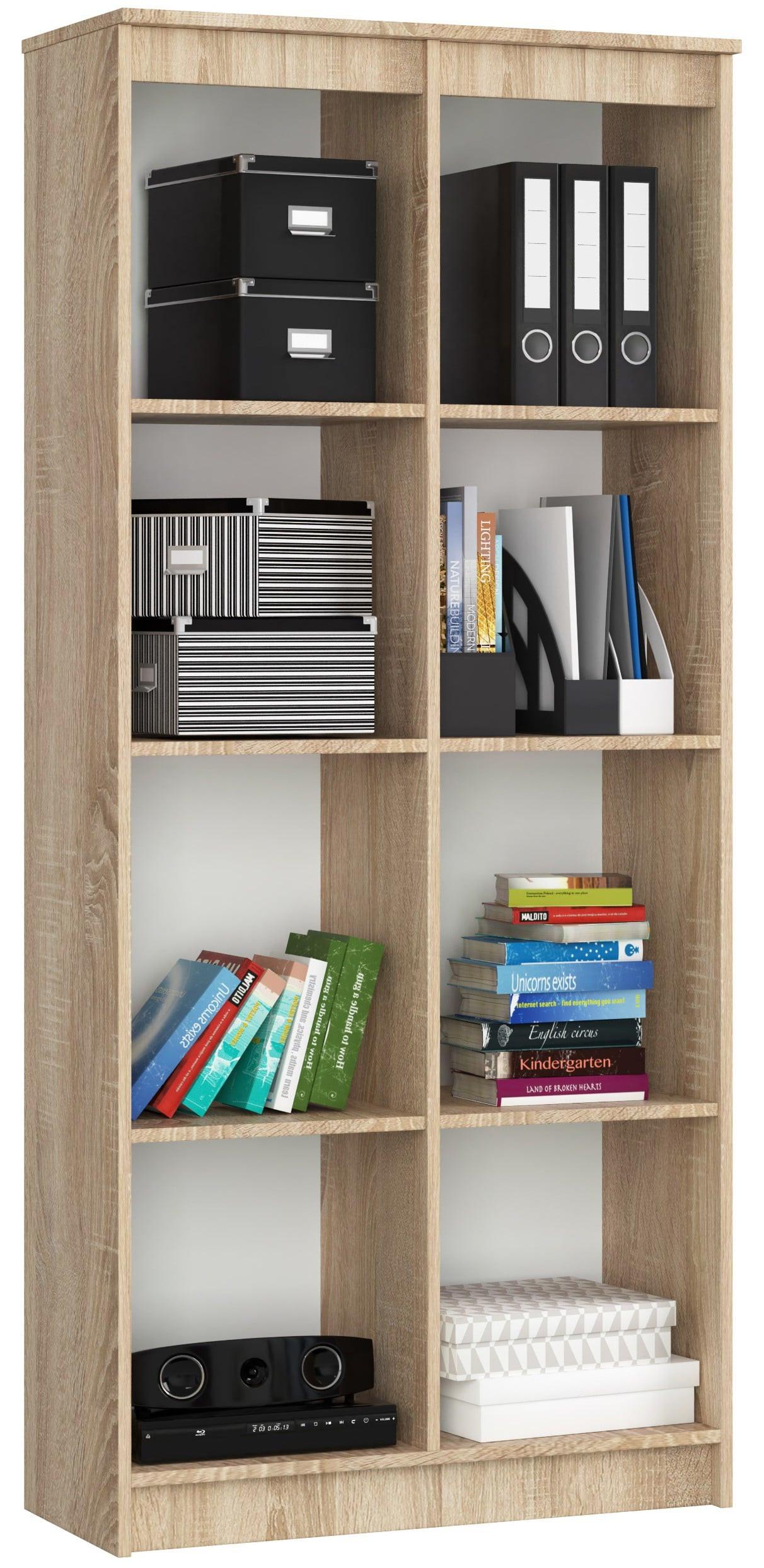 STANDREGAL Eiche Sonoma 180/80/35 - Sonoma Eiche, Holzwerkstoff (80/180/35cm) - RAUMHIRSCH FURNITURE