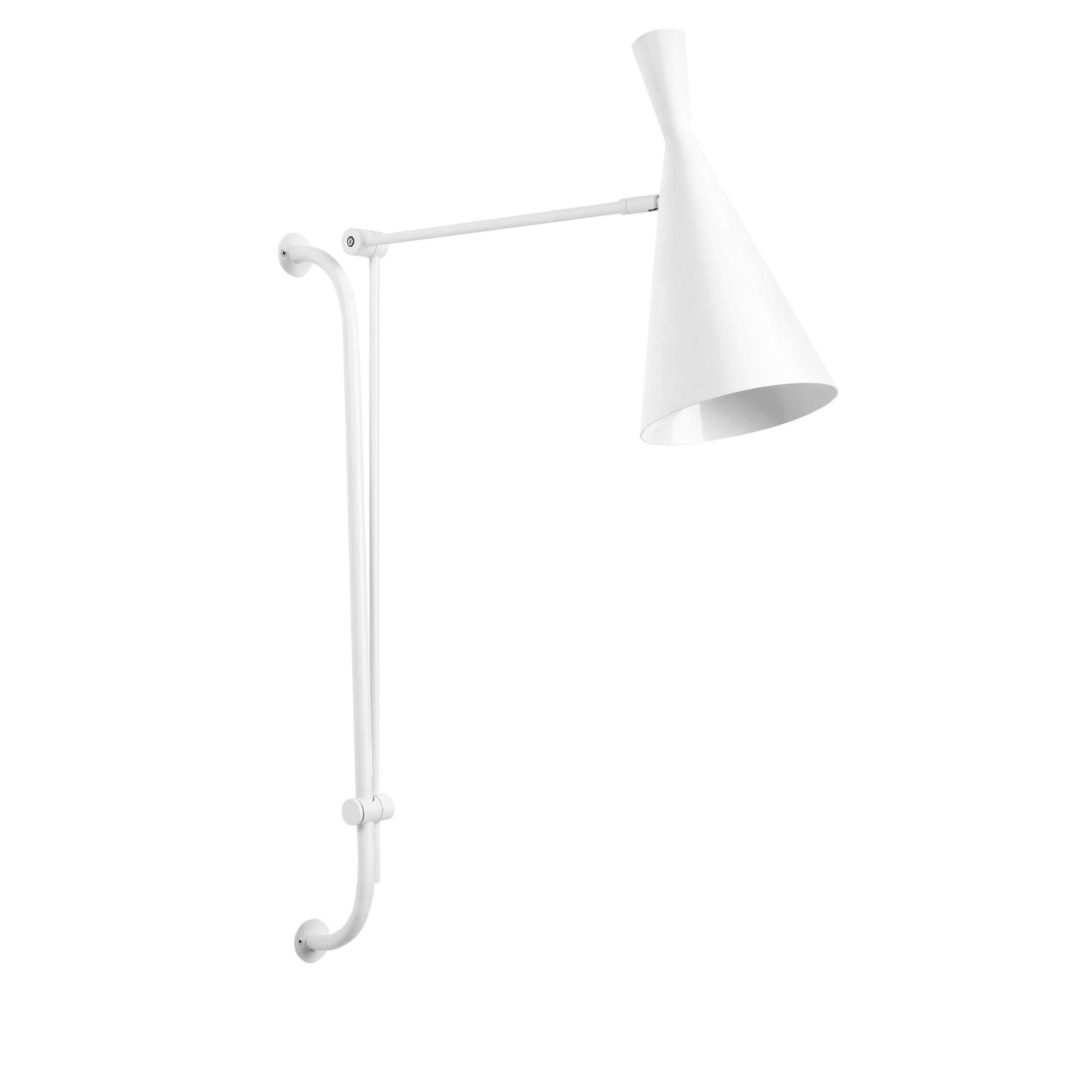 WANDLAMPE Weiß Marisa - Weiß, Metall (18/83/64cm) - Beliani