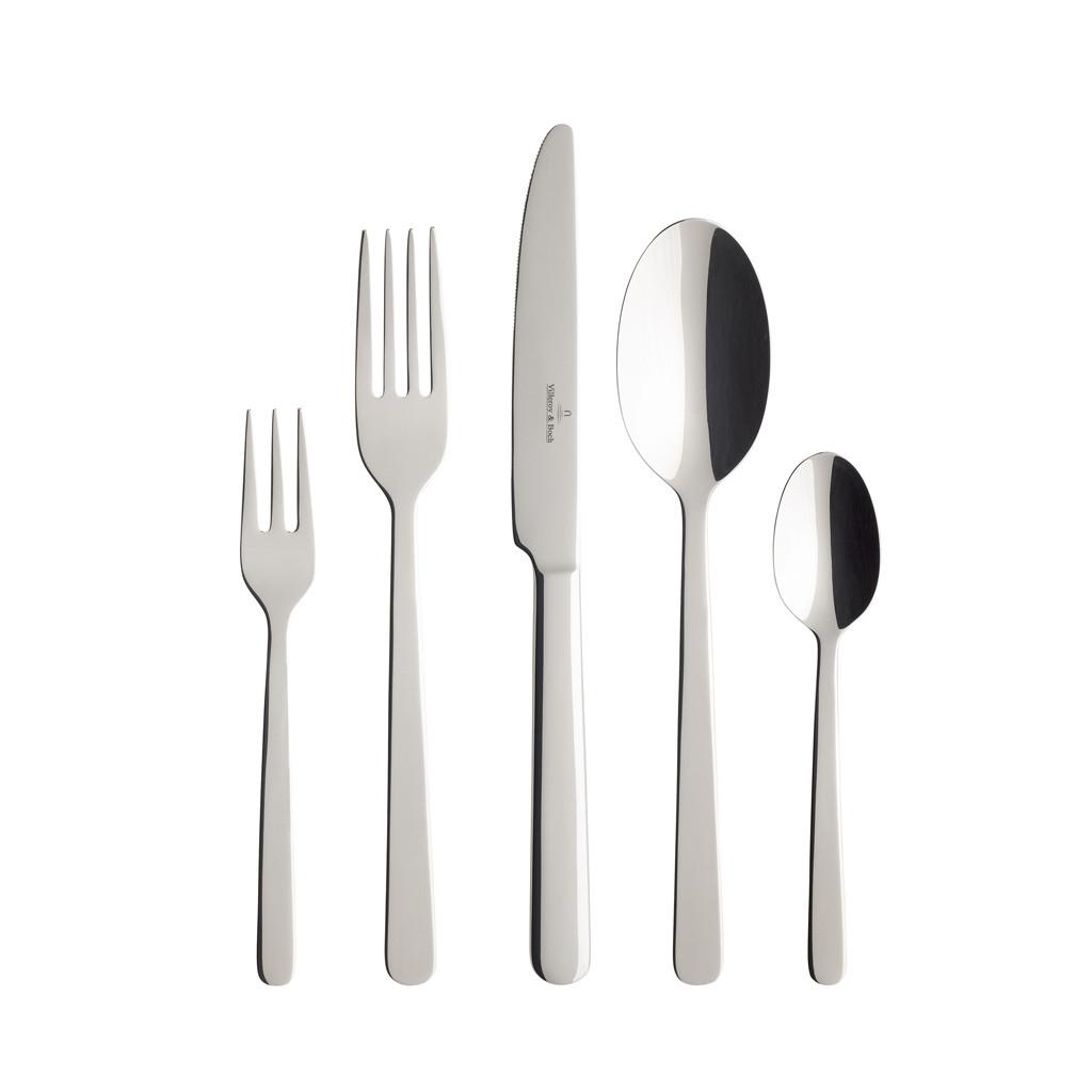 TAFELBESTECK Louis silber 30-tlg. - Silberfarben, Metall - Villeroy & Boch
